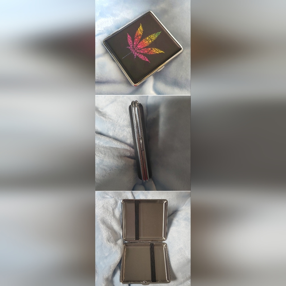 Marinuana joint tin 420 pot cigarette case